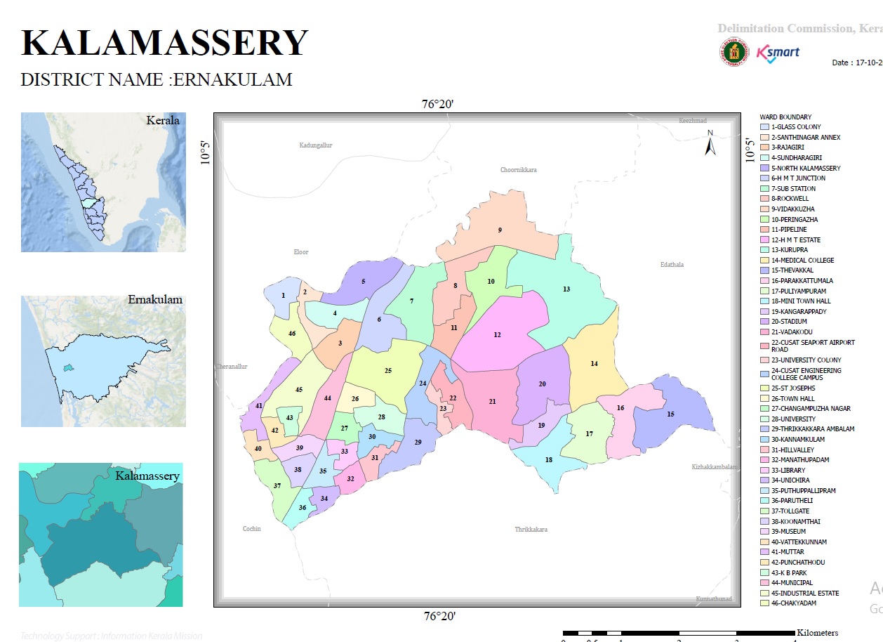 Ward map