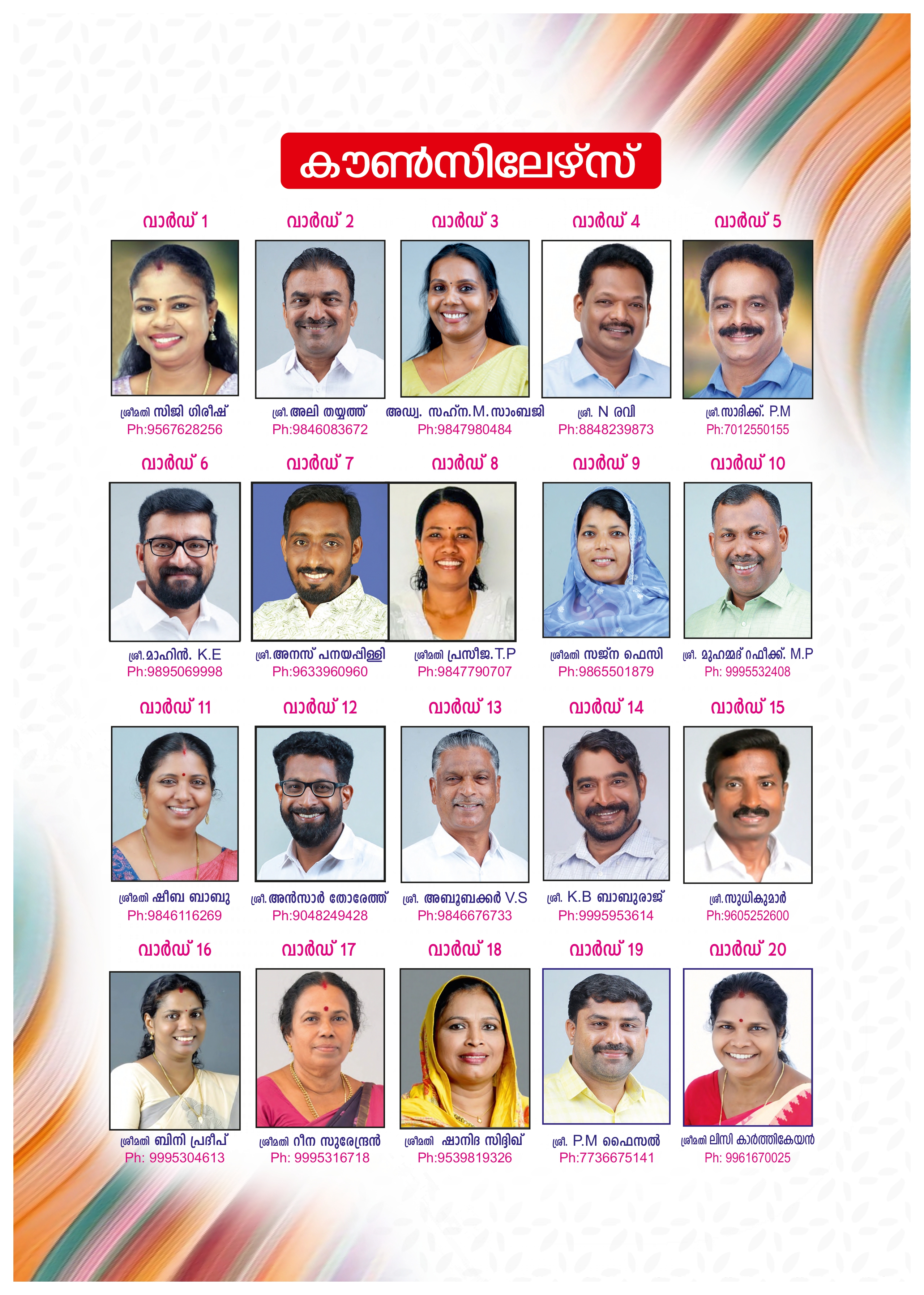 ജനപ്രതിനിധികള്‍ 